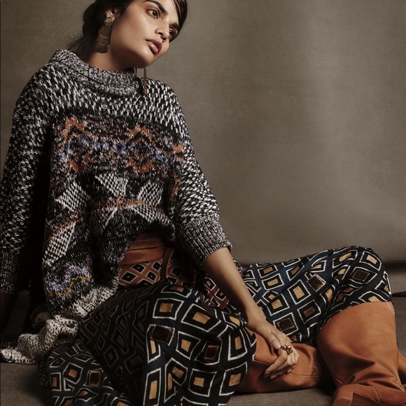 Anthropologie Pilcro Magda Knit Poncho